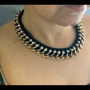 Zara necklace black and gold